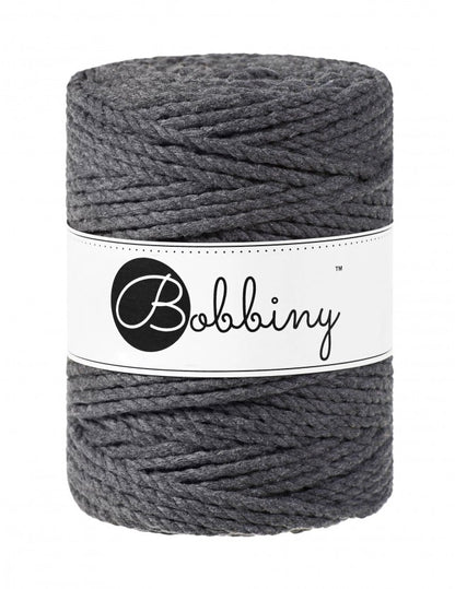 Makramee 3ply Schnur - 5mm - 100m - cotton - Bobbiny