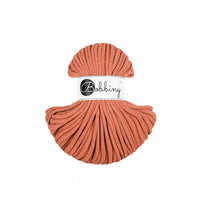 Braided cord 5mm - Cotton - Terracotta - Bobbiny