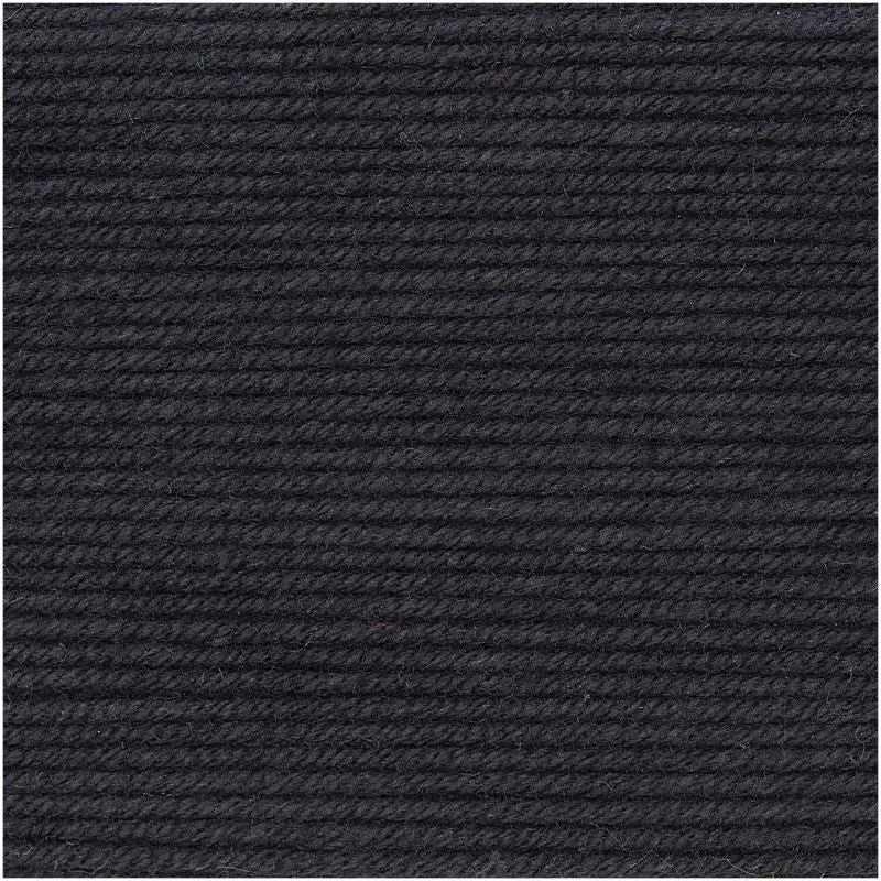 Creative Sport DK, 50g, Rico - 010 - Schwarz - Tuftinglove