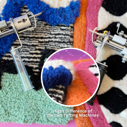 3D Tufting Machine Bundle - AK-V + AK-DUO High Pile Set - Black