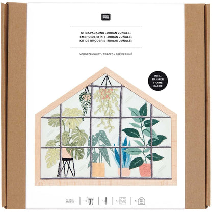 Embroidery Set, Urban Jungle, small, Rico - Tuftinglove