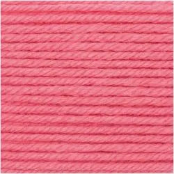 Essentials Mega Chunky Wool Rico 100g - 018 - Pink - Tuftinglove