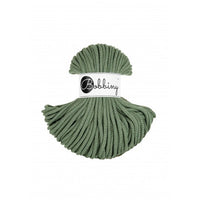 Braided cord 5mm - Cotton - Eucalyptus Green - Bobbiny