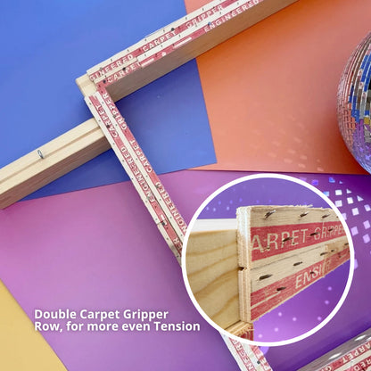 Tufting Starter Basic Set – AK-V Loop Pile Tufting Machine - Tufting Frame - Premium Tufting Cloth & Felt