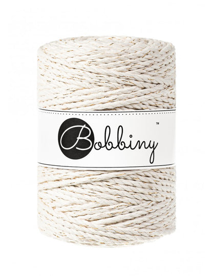 Makramee 3ply Schnur - 5mm - 100m - cotton - Bobbiny