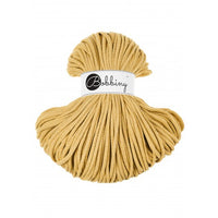 Braided cord 5mm - 50m - Cotton - Honey - Bobbiny