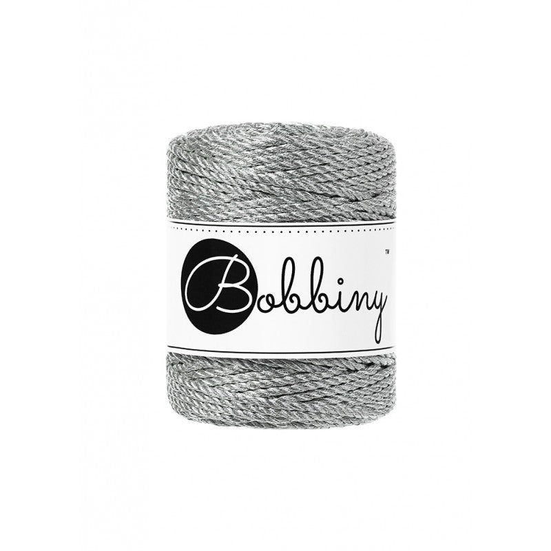 Macrame Rope Metallic - 3ply - 3mm - 50m - Bobbiny