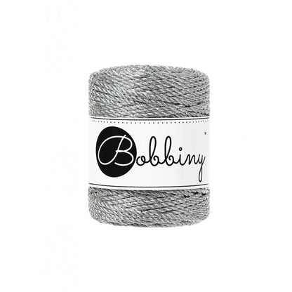 Makrame Rope Metallic - 3ply - 3mm - 50m - Bobbiny