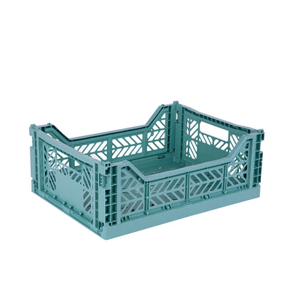 Faltkiste - Midi - 40 x 30 x 14.5cm - Recycelter Plastik - Aykasa