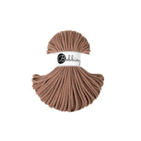 Braided cord 5mm - Cotton - Mocha Mousse - Bobbiny