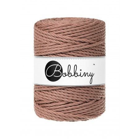 Macrame 3ply Rope - 5mm - 100m - cotton - Bobbiny