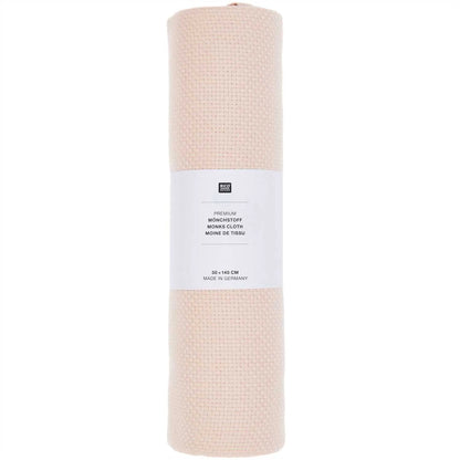 Monkscloth, 50 x 140cm, Rico - Natur - Tuftinglove