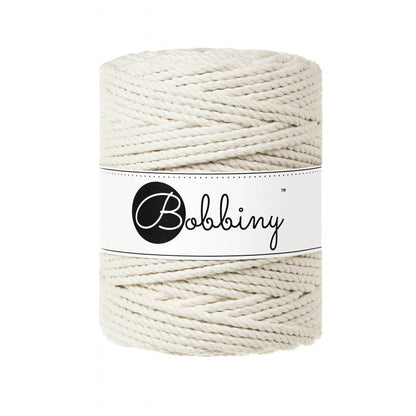 Makramee 3ply Schnur - 5mm - 100m - cotton - Bobbiny