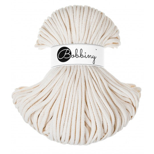 Braided Cord 5mm (100m) - Cotton - Bobbiny