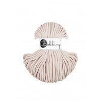 Braided cord 5mm - Cotton - Nude - Bobbiny