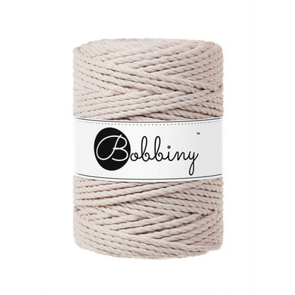 Makramee 3ply Schnur - 5mm - 100m - cotton - Bobbiny