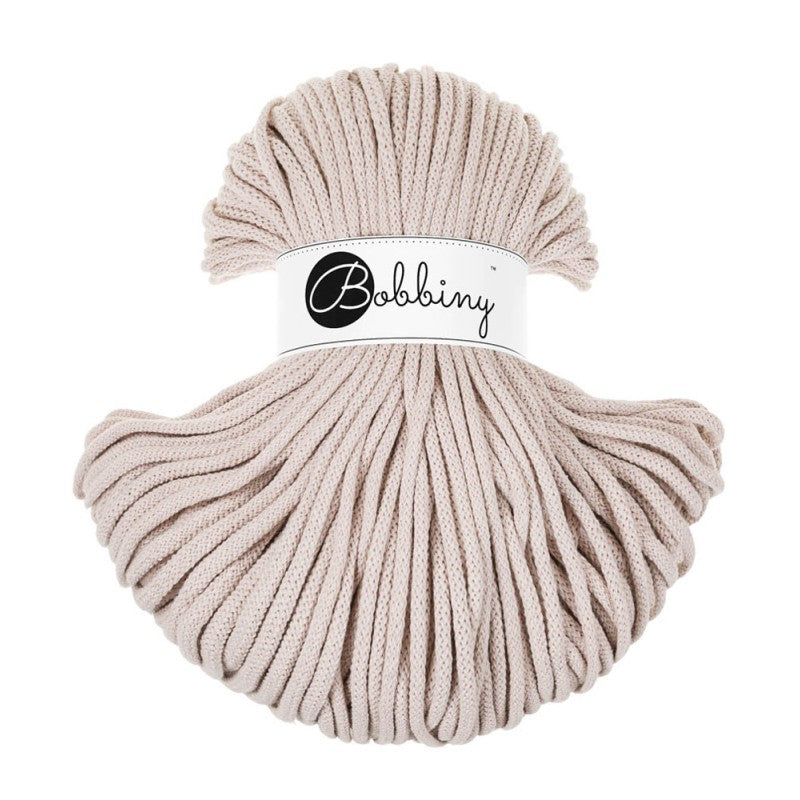 Braided Cord 5mm (100m) - Cotton - Bobbiny