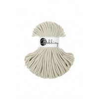 Braided cord 5mm - Cotton - Pale Olive - Bobbiny