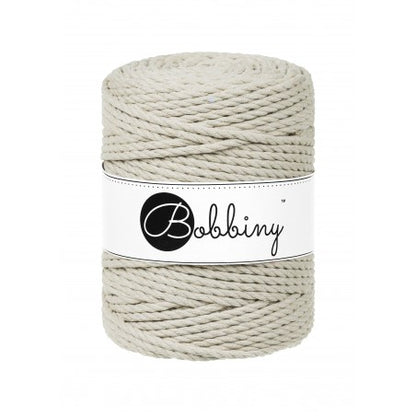 Makramee 3ply Schnur - 5mm - 100m - cotton - Bobbiny