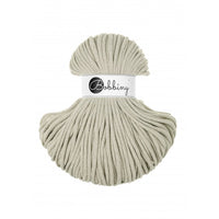 Braided cord 5mm - 100m - Cotton - Pale Olive - Bobbiny