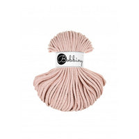 Braided cord 5mm -  Cotton - Pastel Pink - Bobbiny