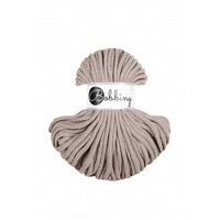 Braided cord 5mm - Cotton - Pearl - Bobbiny