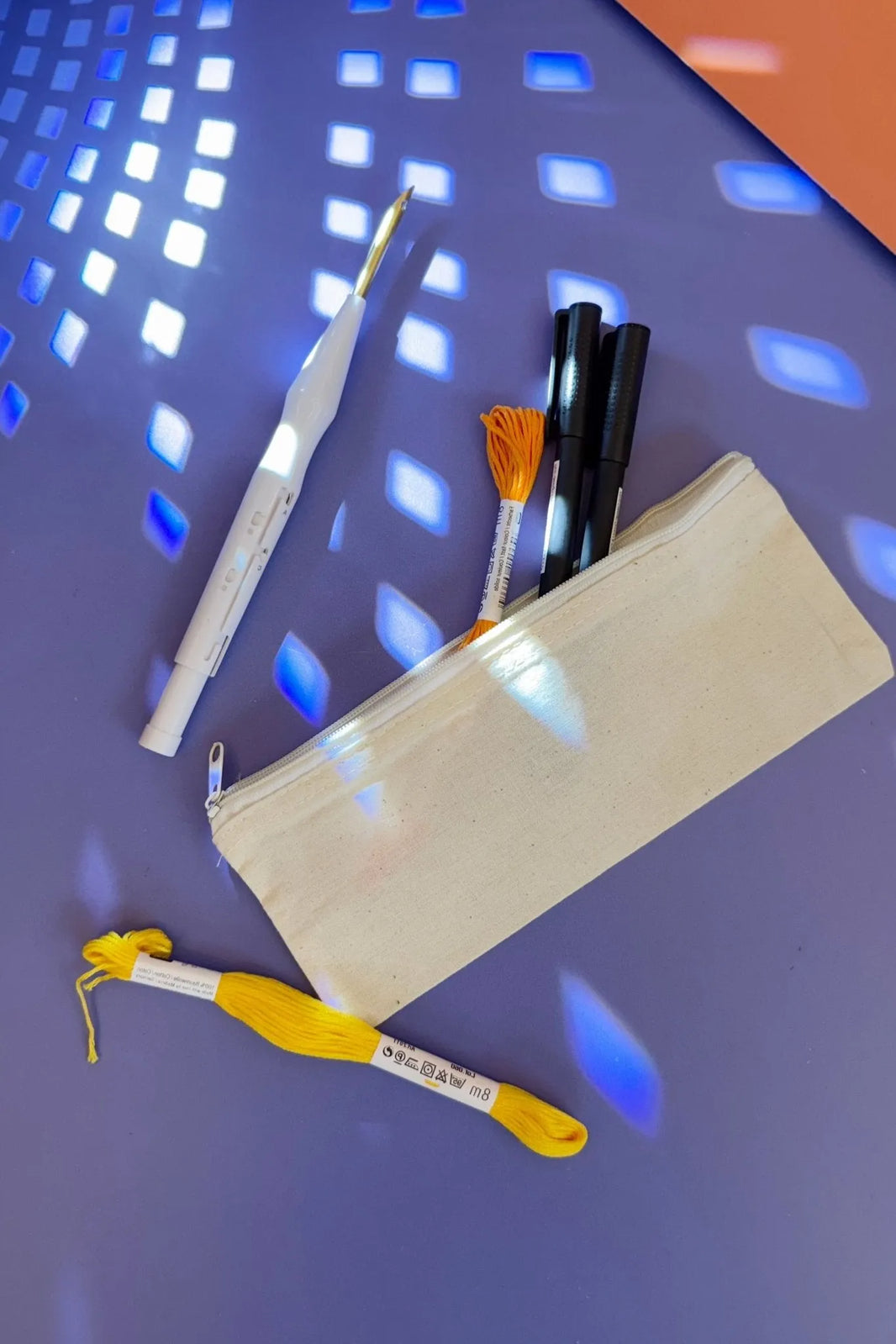 Pencil case natural, Rico - Tuftinglove