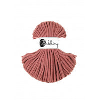 Braided cord 5mm - Cotton - Peony - Bobbiny