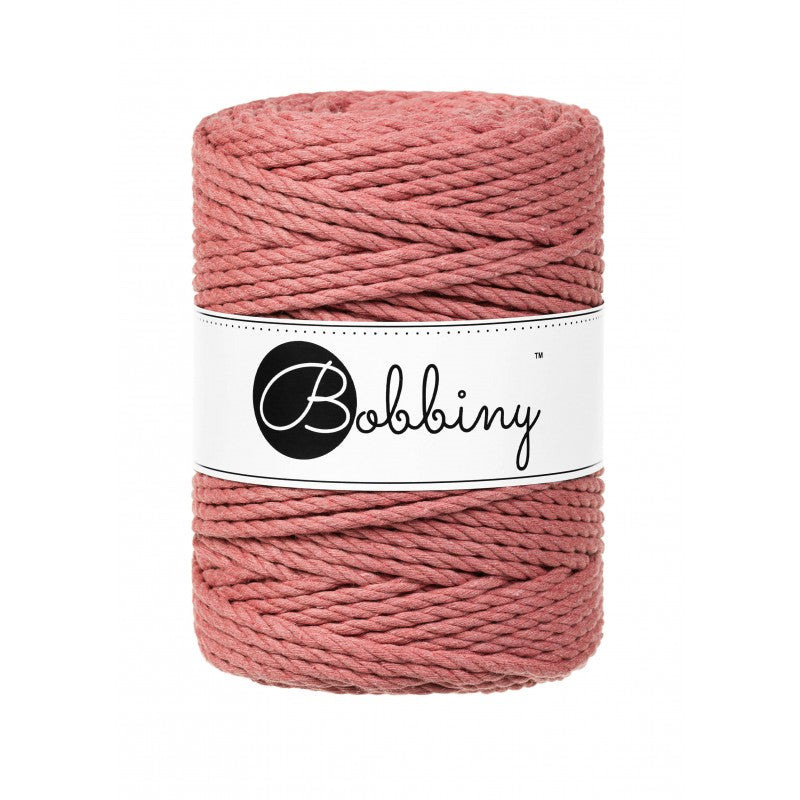 Macrame 3ply Rope - 5mm - 100m - cotton - Bobbiny