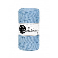 Macramee Garn - 100m – Perfect Blue - Bobbiny