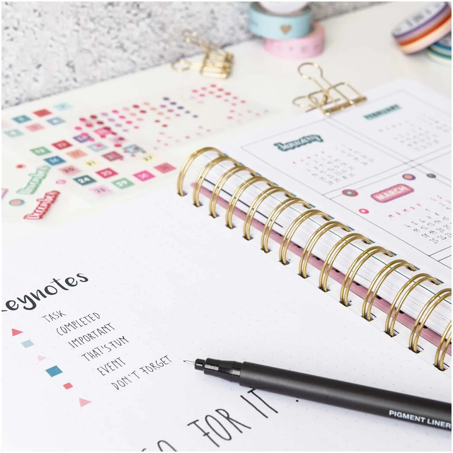 Pigment Liner, black, Rico - 0.05 mm - Tuftinglove