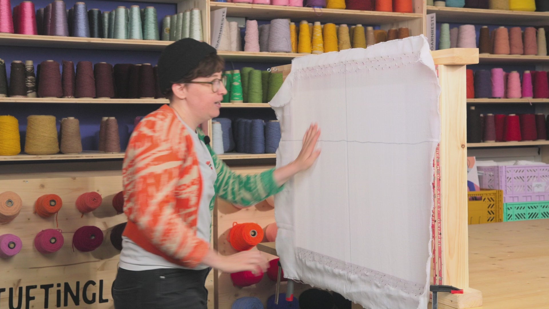 Online Tuftingworkshop für Anfänger*innen