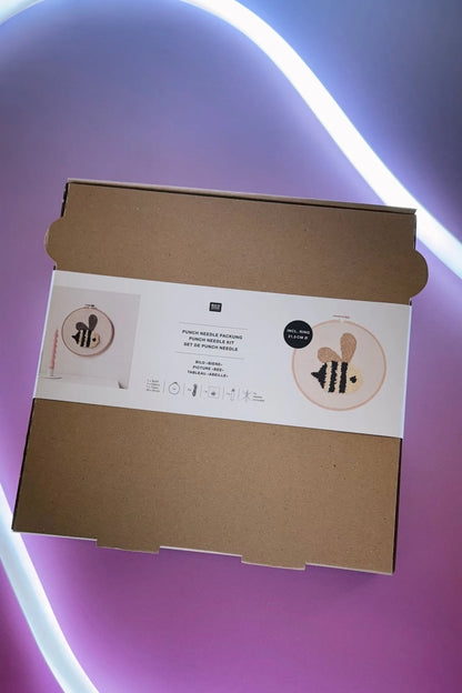 Punch Needle Kit, Bee, Rico - Tuftinglove