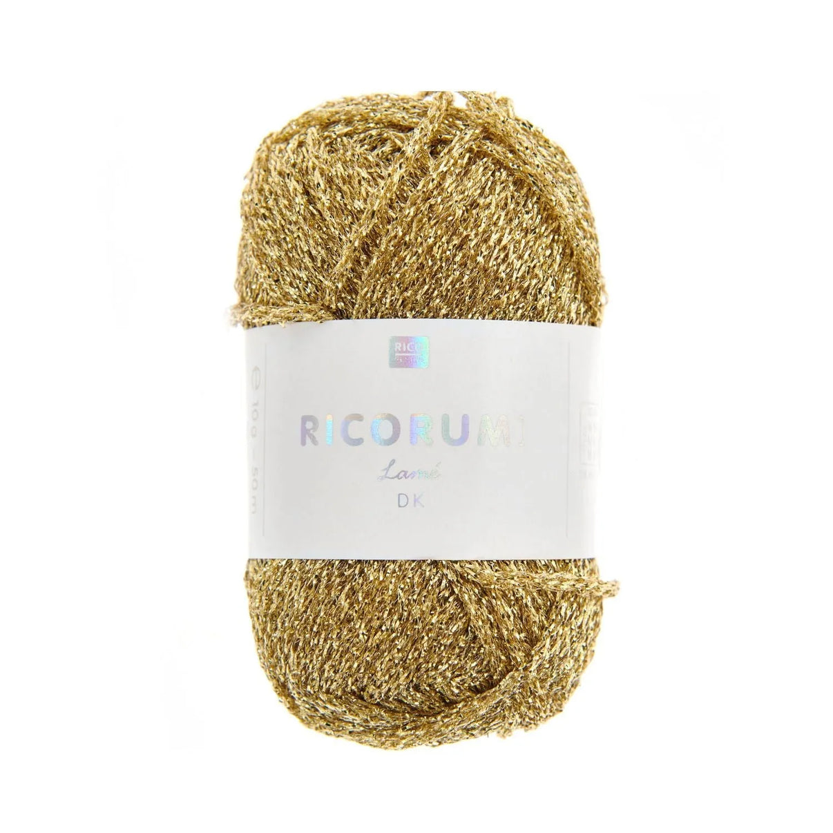 Ricorumi Lamé, 10g, Rico - Gold - Tuftinglove