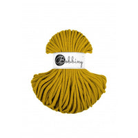 Braided cord 5mm - Cotton - Spicy Yellow - Bobbiny