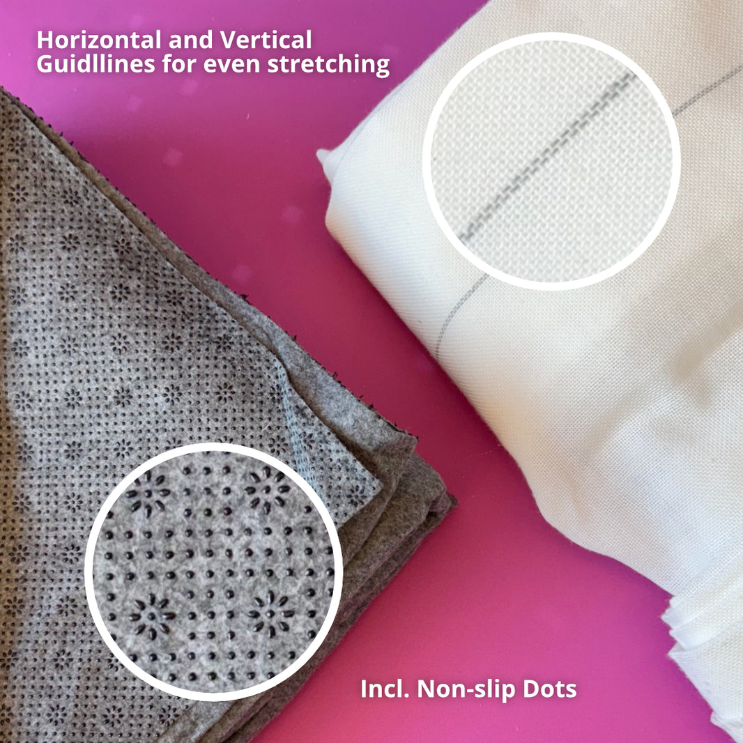Tufting Starter Ultimate Set – AK-V Cut Pile Tufting Machine - Carpet Grippers - Premium Tufting Cloth & Felt + Rug Carving Kit