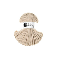 Braided cord 5mm - Cotton - Warm Beige - Bobbiny