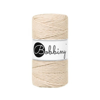 Macramee Garn - 100m – Warm Beige - Bobbiny