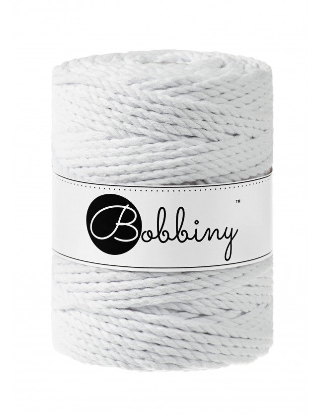 Macrame 3ply Rope - 5mm - 100m - cotton - Bobbiny