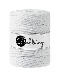 Macrame 3ply Rope - 5mm - 100m - cotton - Bobbiny