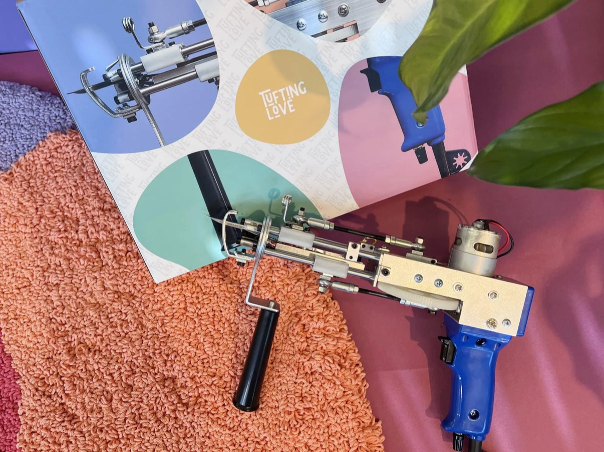 AK-I Cut Pile Tufting Machine - Classic Blue - Tuftinglove