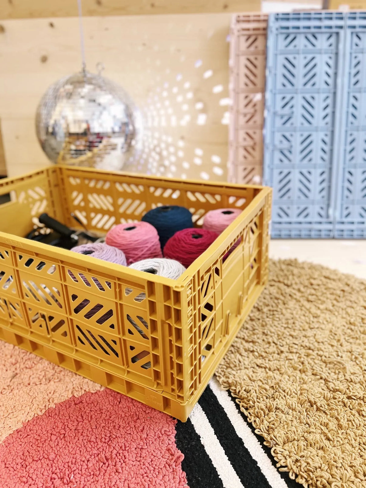 Aykasa Crate Maxi - Tuftingmachine and Yarn - Navy - Tuftinglove