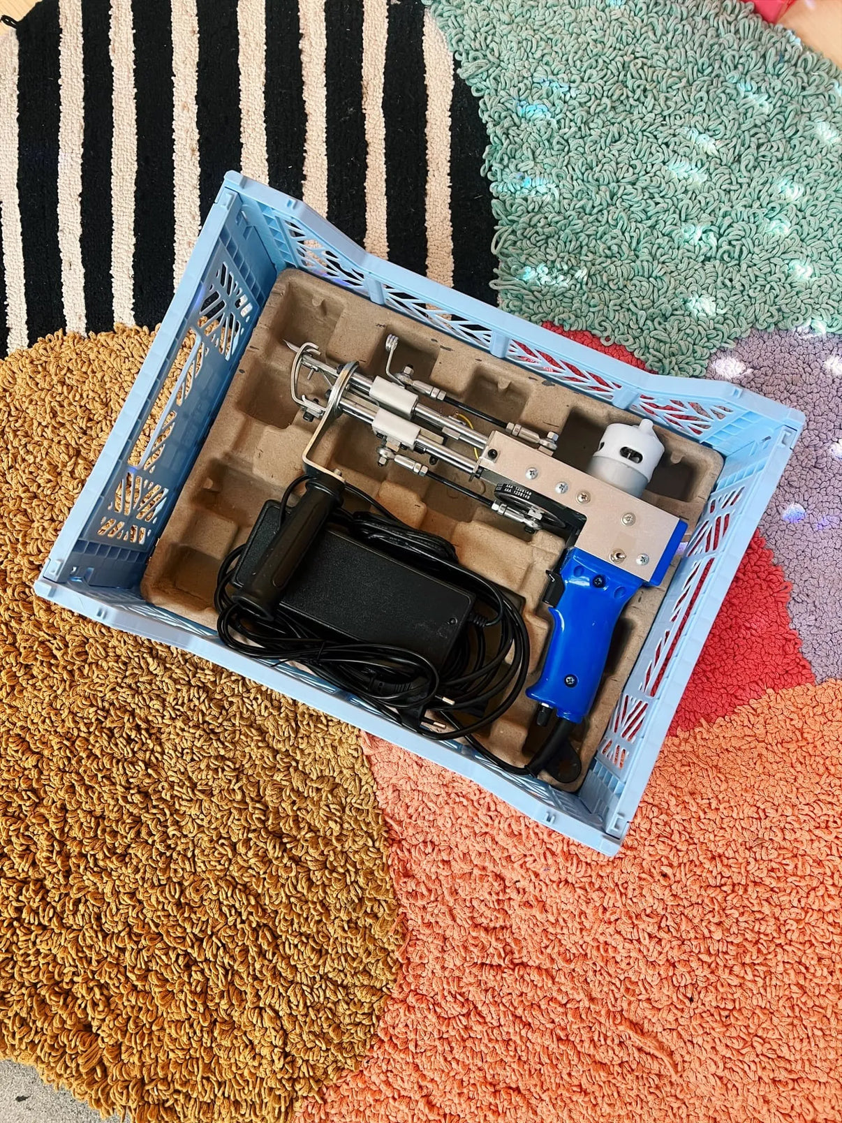 Aykasa Crate Midi - Tufting Machine Size - Baby Blue - Tuftinglove