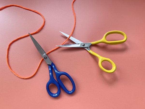 Premium Bendt Scissors - Blue - Tuftinglove