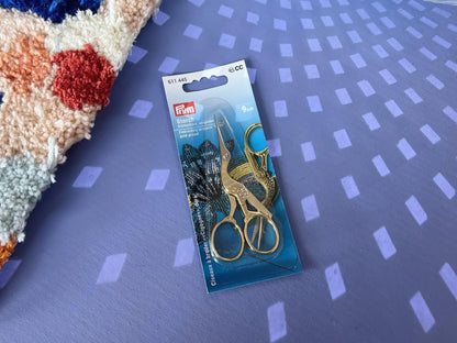 Prym Embroidery Scissors Stork - - Tuftinglove