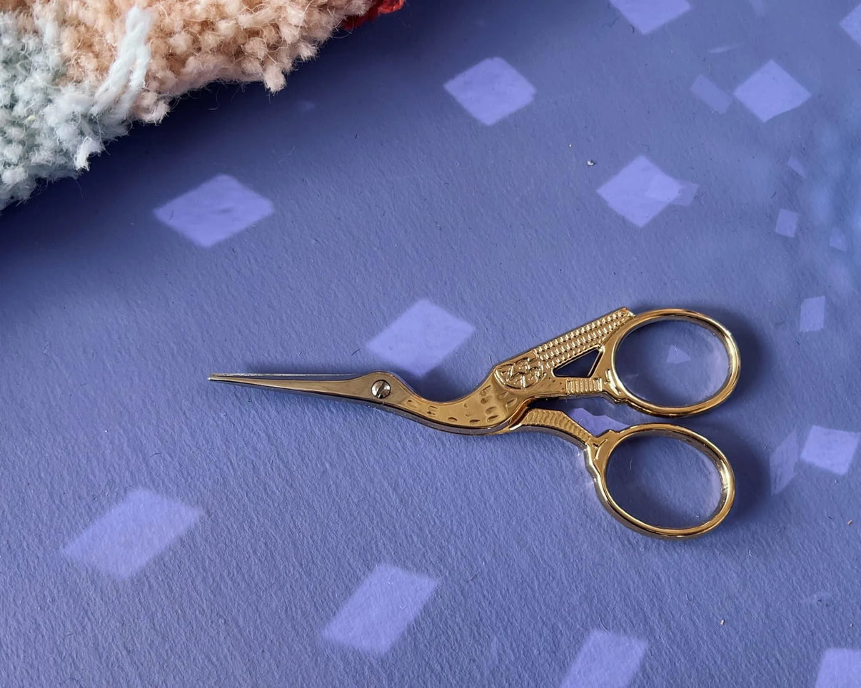 Prym Embroidery Scissors Stork - - Tuftinglove