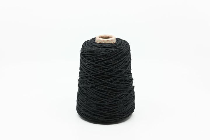 Recycled Cotton Yarn - Black - Tuftinglove