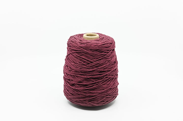 Recycled Cotton Yarn - Burgundy - Tuftinglove