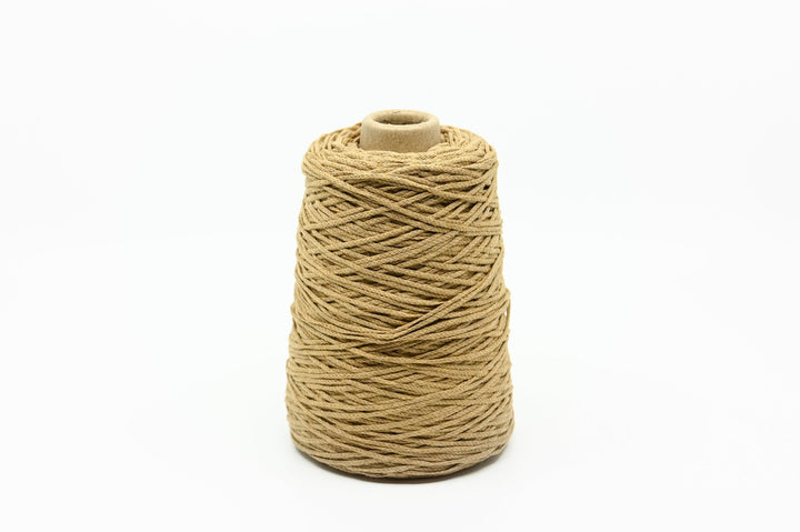 Recycled Cotton Yarn - Light Brown - Tuftinglove