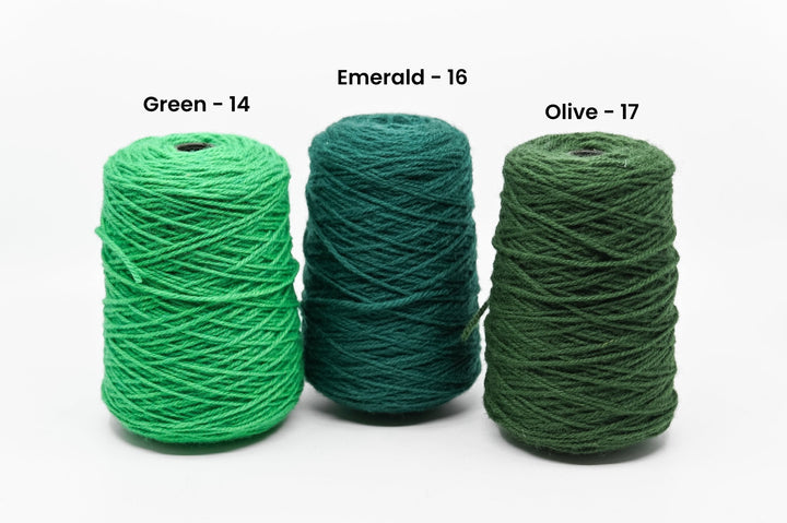 Rugwool NZ Yarn 500g - Emerald - 16 - Tuftinglove
